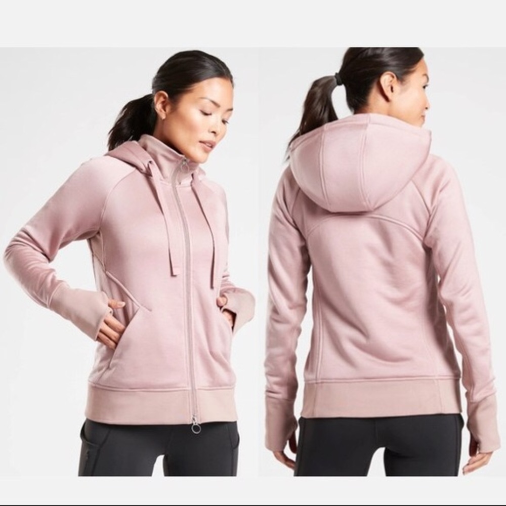 Athleta Triumph Luxe Shine Hoodie NWOT
